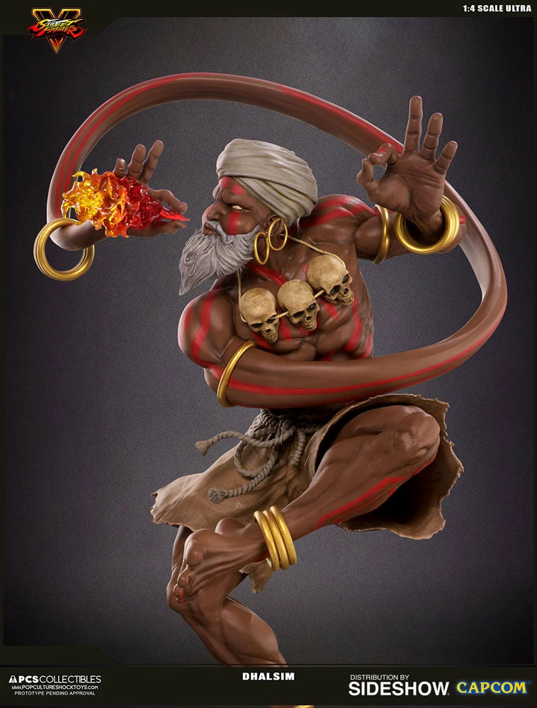 Brand new 👍 Dhalsim Statue By PCS Collectibles Street Fighter V 😍 10 Dhalsim Statue By PCS Collectibles Street Fighter V
