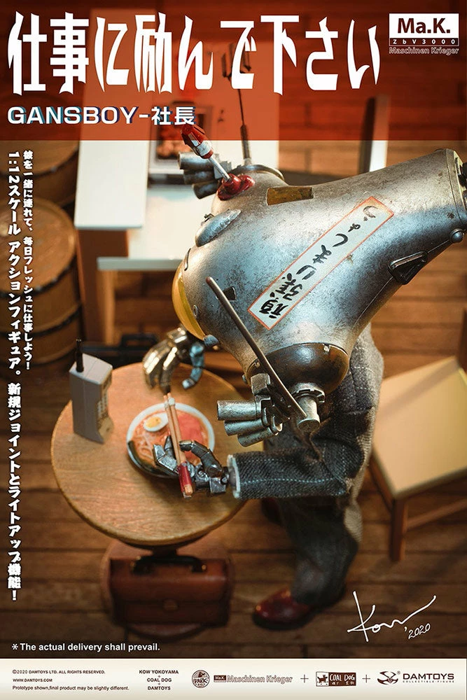 Wholesale โจ Gans Boy Action Figure By Damtoys COALDOG X Kow Yokoyama ๐ 9 Gans Boy Action Figure By Damtoys COALDOG X Kow Yokoyama