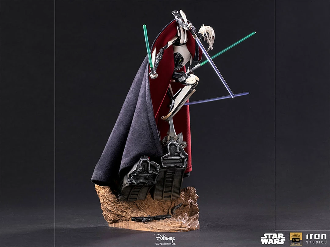 Discount 🔔 Iron Studios Star Wars General Grievous Deluxe 1:10 Scale Statue 🔥 5 Iron Studios Star Wars General Grievous Deluxe 1:10 Scale Statue