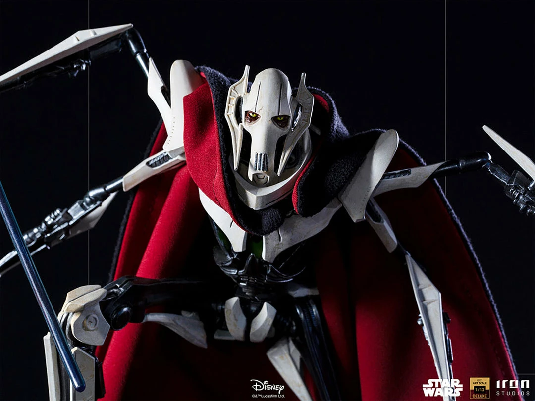 Discount 🔔 Iron Studios Star Wars General Grievous Deluxe 1:10 Scale Statue 🔥 9 Iron Studios Star Wars General Grievous Deluxe 1:10 Scale Statue