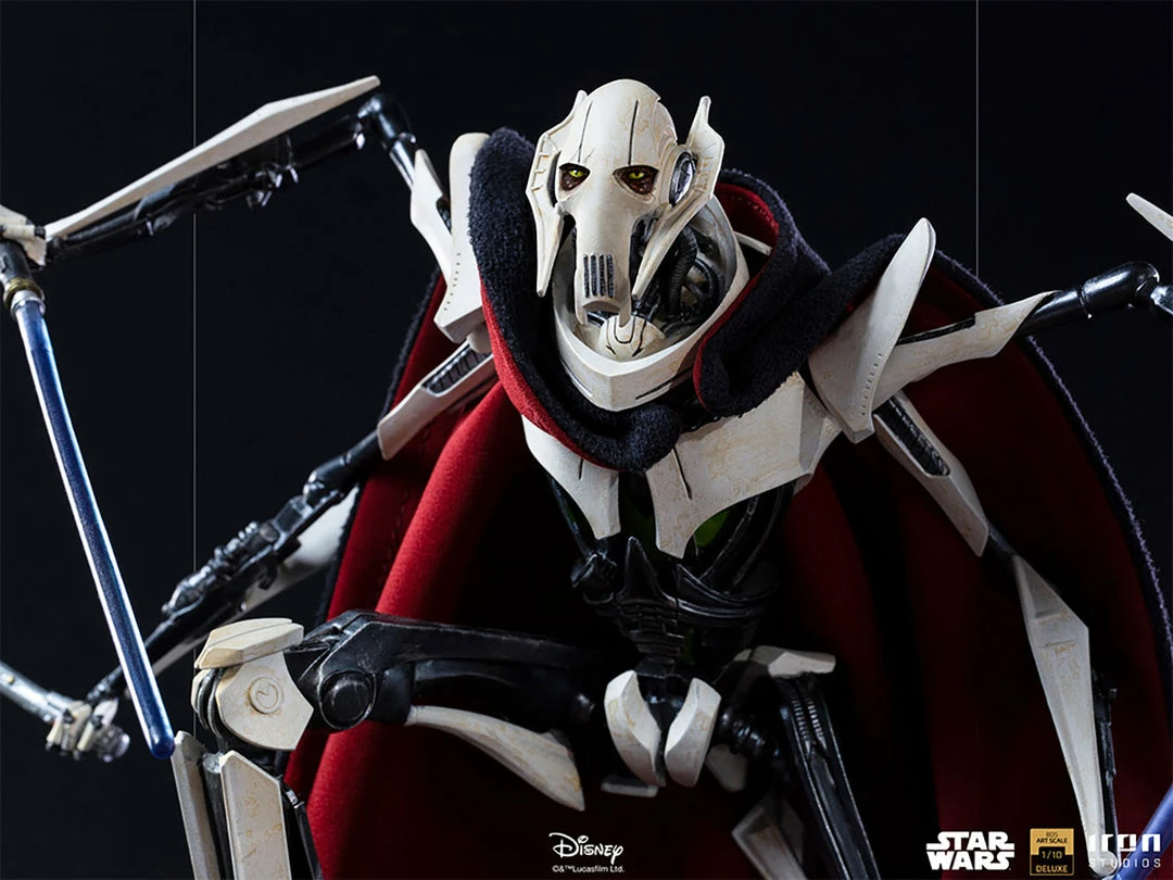 Discount 🔔 Iron Studios Star Wars General Grievous Deluxe 1:10 Scale Statue 🔥 1 Iron Studios Star Wars General Grievous Deluxe 1:10 Scale Statue