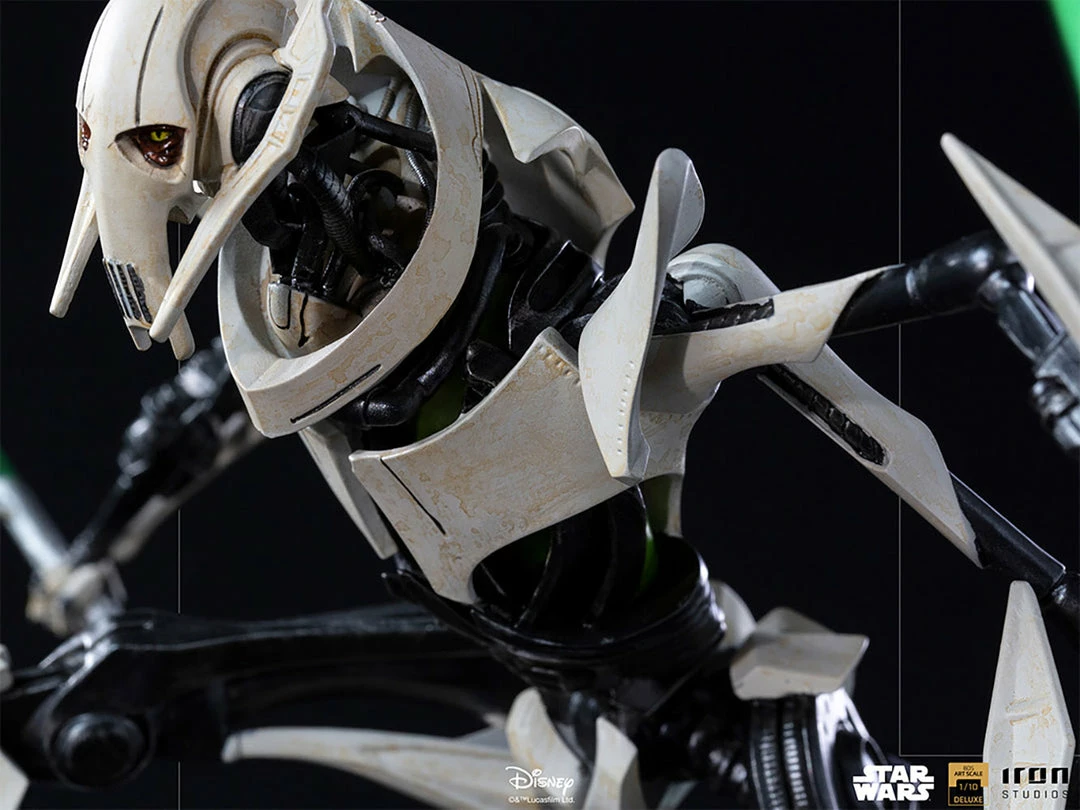 Discount 🔔 Iron Studios Star Wars General Grievous Deluxe 1:10 Scale Statue 🔥 2 Iron Studios Star Wars General Grievous Deluxe 1:10 Scale Statue