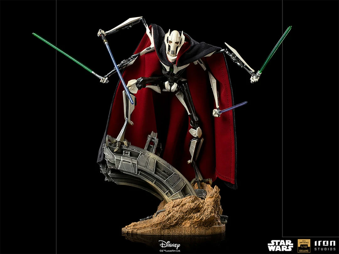 Discount 🔔 Iron Studios Star Wars General Grievous Deluxe 1:10 Scale Statue 🔥 14 Iron Studios Star Wars General Grievous Deluxe 1:10 Scale Statue