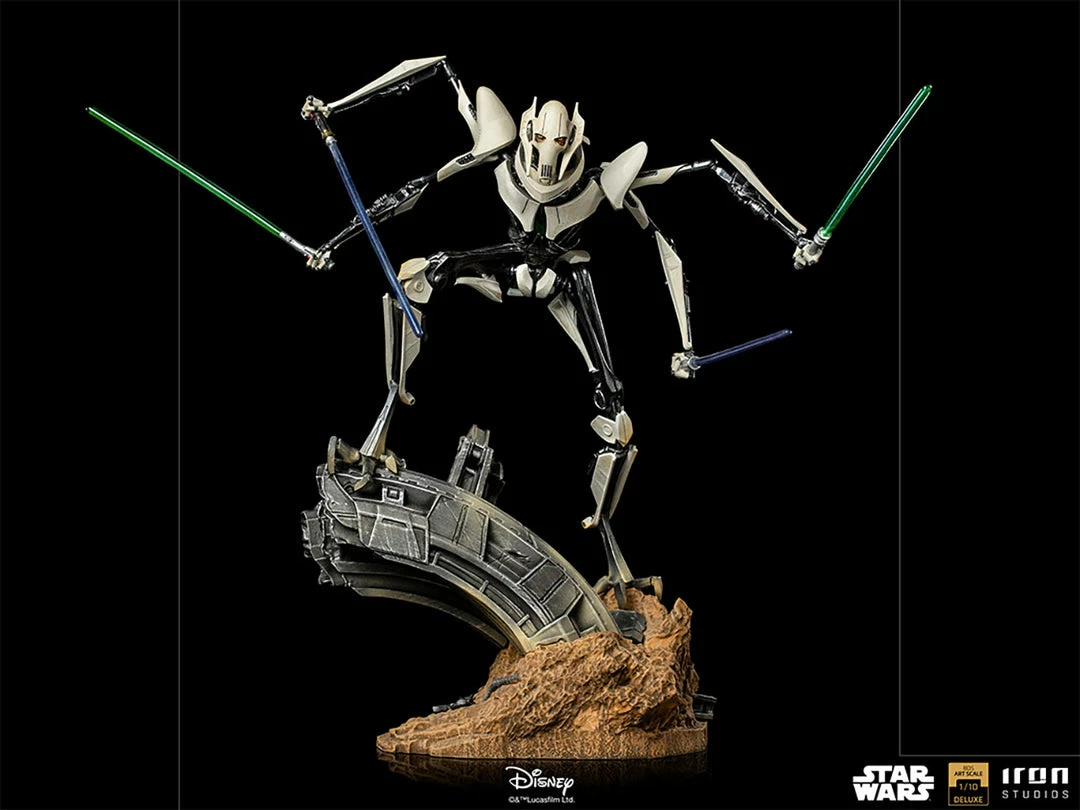 Discount 🔔 Iron Studios Star Wars General Grievous Deluxe 1:10 Scale Statue 🔥 11 Iron Studios Star Wars General Grievous Deluxe 1:10 Scale Statue