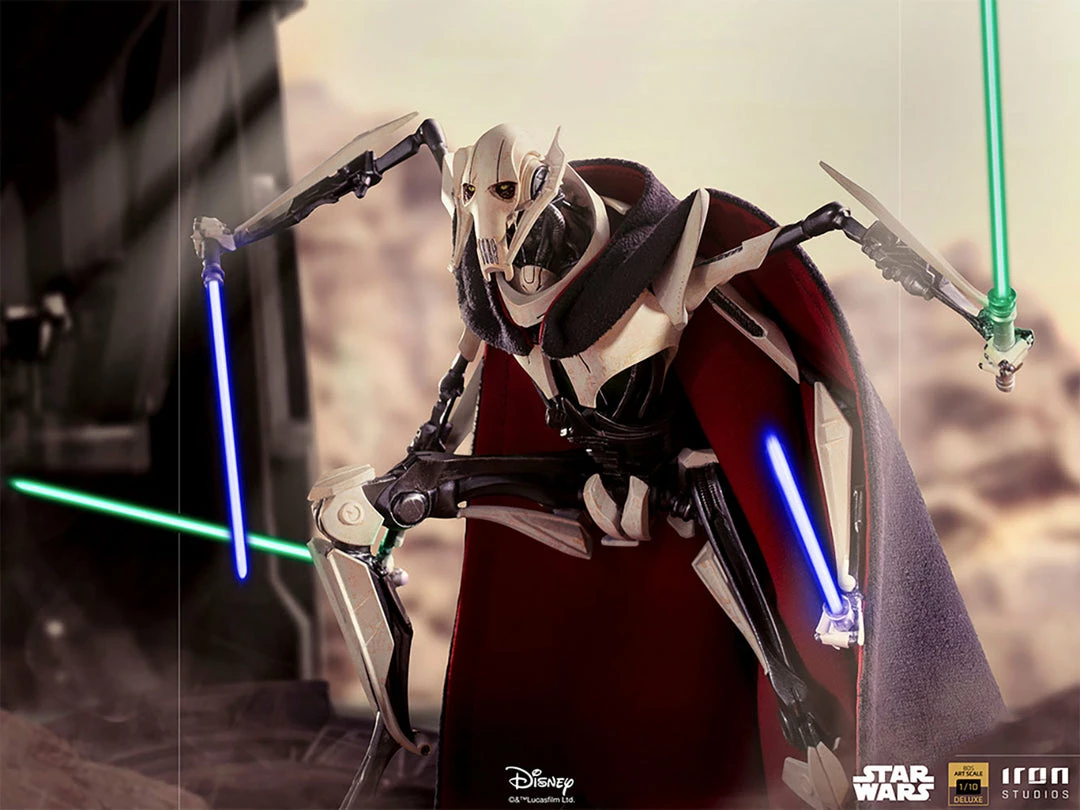 Discount 🔔 Iron Studios Star Wars General Grievous Deluxe 1:10 Scale Statue 🔥 12 Iron Studios Star Wars General Grievous Deluxe 1:10 Scale Statue