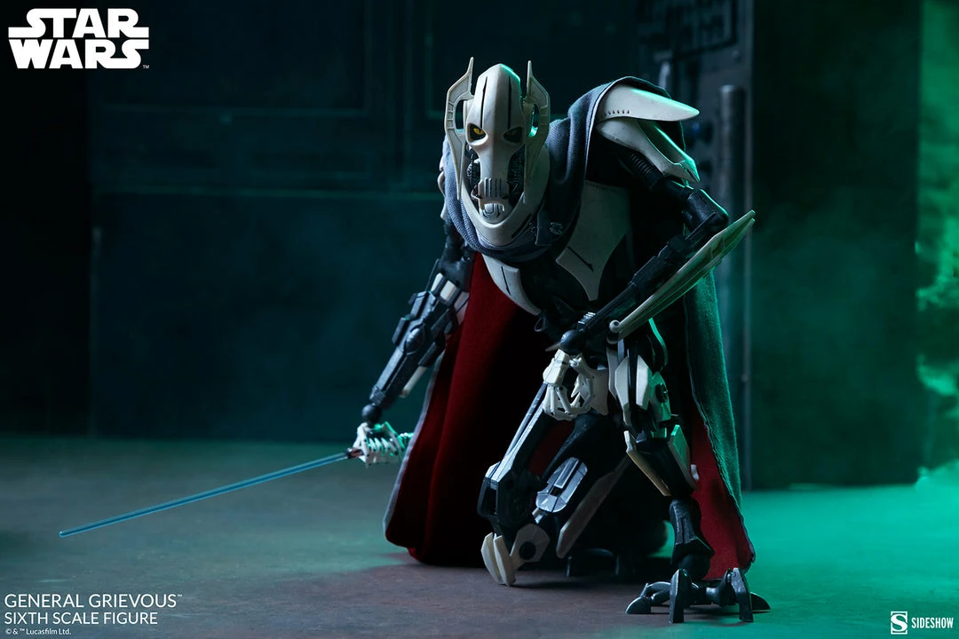 New 🎁 Hot Pop Cultures Store General Grievous Sixth Scale Figure 👍 22 Hot Pop Cultures Store General Grievous Sixth Scale Figure