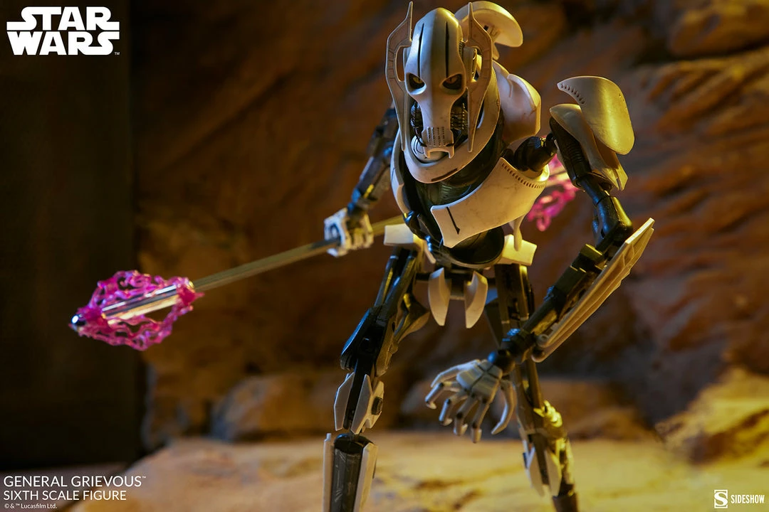 New 🎁 Hot Pop Cultures Store General Grievous Sixth Scale Figure 👍 25 Hot Pop Cultures Store General Grievous Sixth Scale Figure