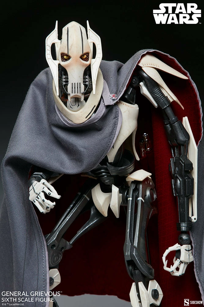 New 🎁 Hot Pop Cultures Store General Grievous Sixth Scale Figure 👍 18 Hot Pop Cultures Store General Grievous Sixth Scale Figure