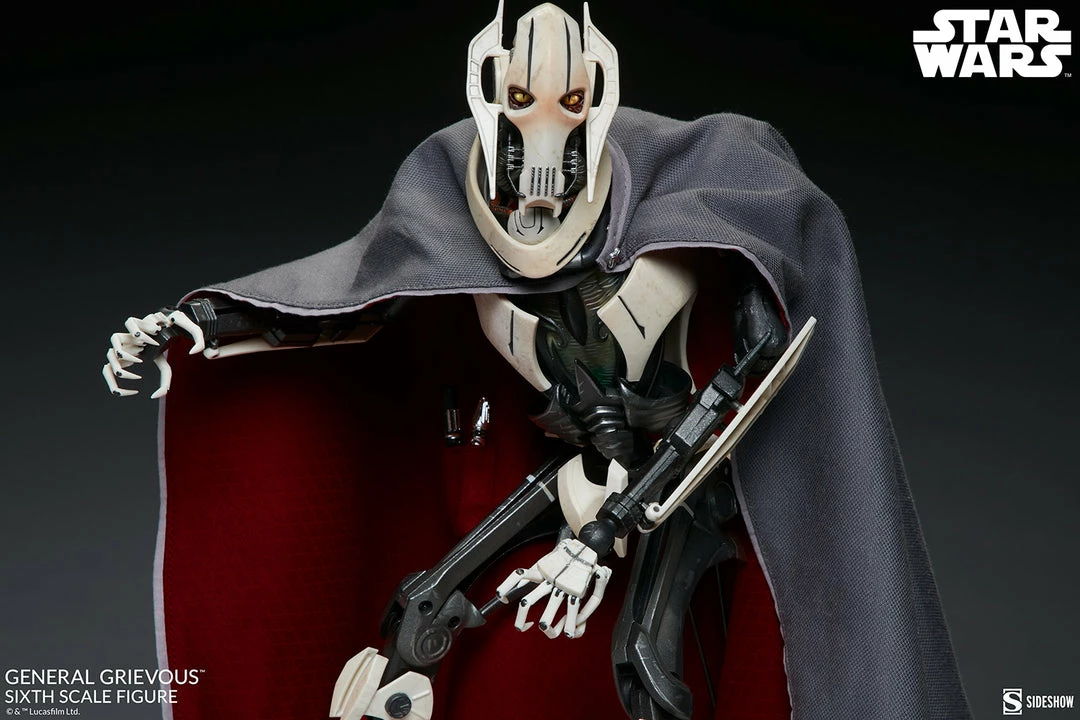 New 🎁 Hot Pop Cultures Store General Grievous Sixth Scale Figure 👍 15 Hot Pop Cultures Store General Grievous Sixth Scale Figure