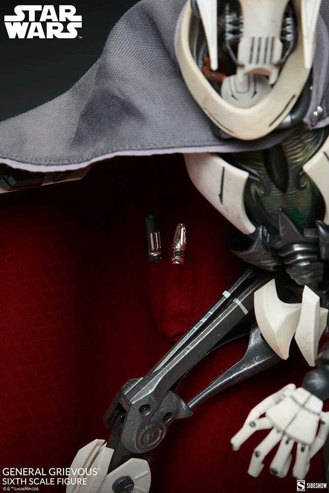 New 🎁 Hot Pop Cultures Store General Grievous Sixth Scale Figure 👍 16 Hot Pop Cultures Store General Grievous Sixth Scale Figure