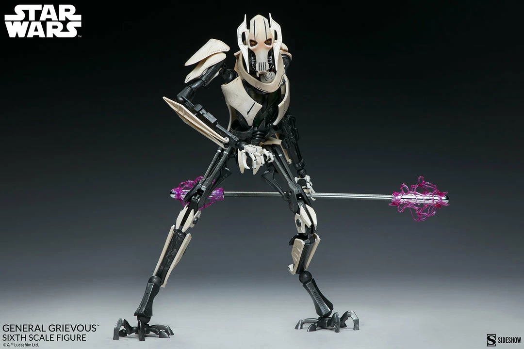New 🎁 Hot Pop Cultures Store General Grievous Sixth Scale Figure 👍 4 Hot Pop Cultures Store General Grievous Sixth Scale Figure