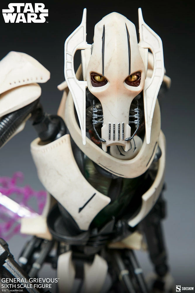 New 🎁 Hot Pop Cultures Store General Grievous Sixth Scale Figure 👍 6 Hot Pop Cultures Store General Grievous Sixth Scale Figure