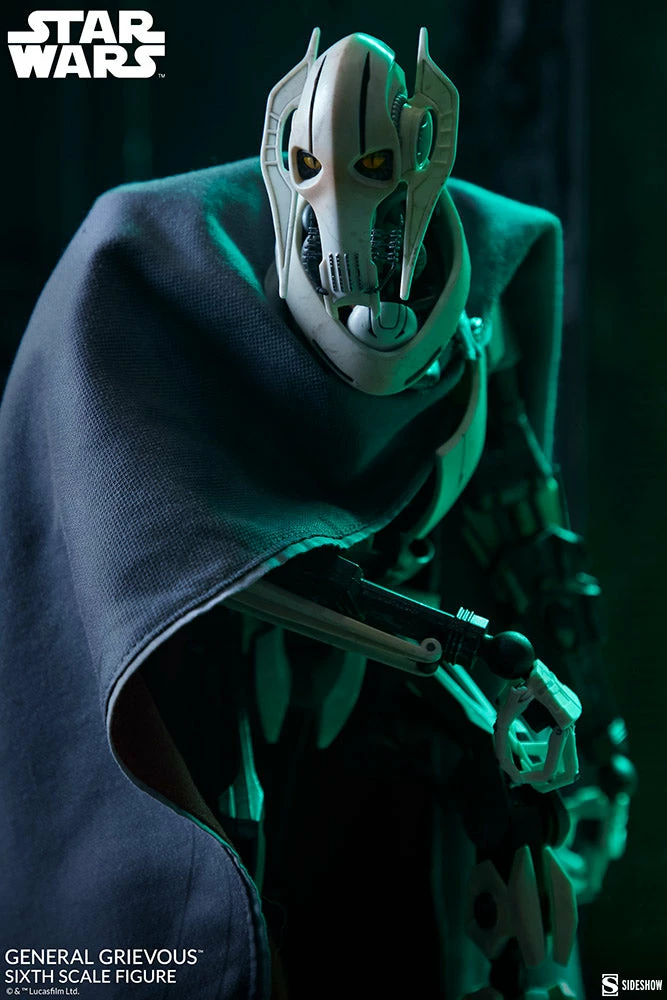 New 🎁 Hot Pop Cultures Store General Grievous Sixth Scale Figure 👍 13 Hot Pop Cultures Store General Grievous Sixth Scale Figure