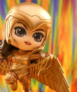 Golden Armor Wonder Woman (Flying Version) Collectible Figure By Hot Toys Wonder Woman 1984 - Cosbaby(S) Series