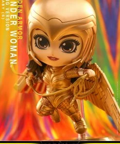 Golden Armor Wonder Woman (Flying Version) Collectible Figure By Hot Toys Wonder Woman 1984 - Cosbaby(S) Series