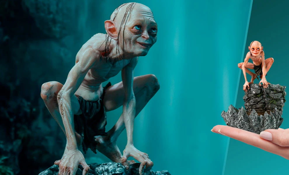 Budget ๐ SIDESHOW COLLECTIBLES Gollum Deluxe 1:10 Scale Statue By Iron Studios The Lord Of The Rings - Art Scale 1:10 Sideshow ๐ 1 SIDESHOW COLLECTIBLES Gollum Deluxe 1:10 Scale Statue By Iron Studios The Lord Of The Rings - Art Scale 1:10 Sideshow