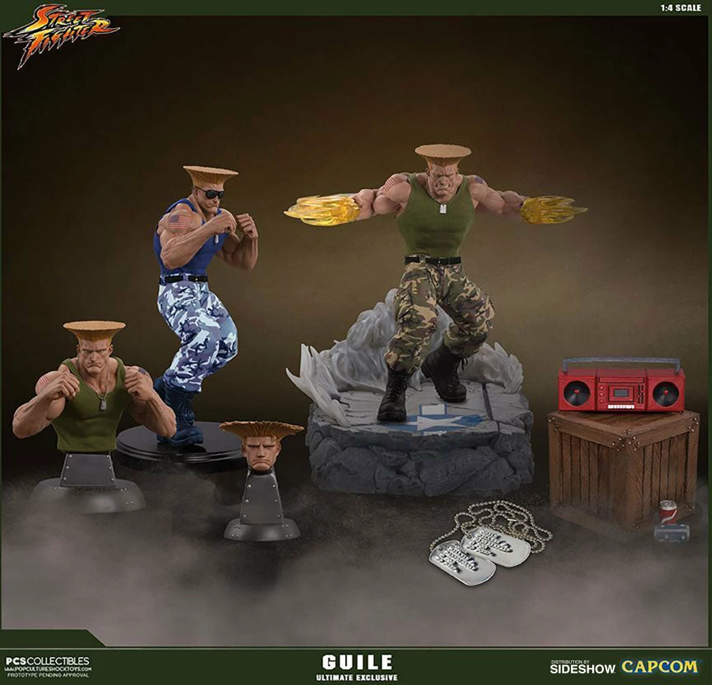 Deals 👏 Guile Ultimate By PCS Collectibles - Street Fighter 🥰 10 Guile Ultimate By PCS Collectibles - Street Fighter