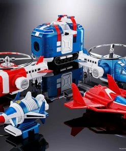 Premium Collection Voltron GX-88 Vehicle (Armored Fleet Dairugger XV) Collectible Set By Bandai