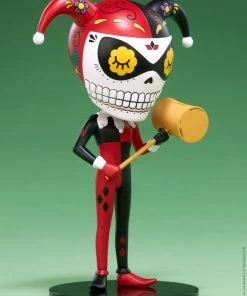 Hot Sale 🤩 Harley Quinn Calavera Designer Collectible Toy By Unruly Industries™ By Jose Pulido 🌟 32 Harley Quinn Calavera Designer Collectible Toy By Unruly Industries™ By Jose Pulido