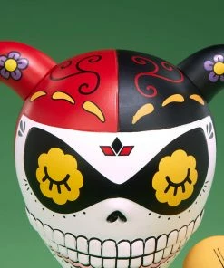 Hot Sale 🤩 Harley Quinn Calavera Designer Collectible Toy By Unruly Industries™ By Jose Pulido 🌟 50 Harley Quinn Calavera Designer Collectible Toy By Unruly Industries™ By Jose Pulido