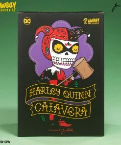 Hot Sale 🤩 Harley Quinn Calavera Designer Collectible Toy By Unruly Industries™ By Jose Pulido 🌟 42 Harley Quinn Calavera Designer Collectible Toy By Unruly Industries™ By Jose Pulido