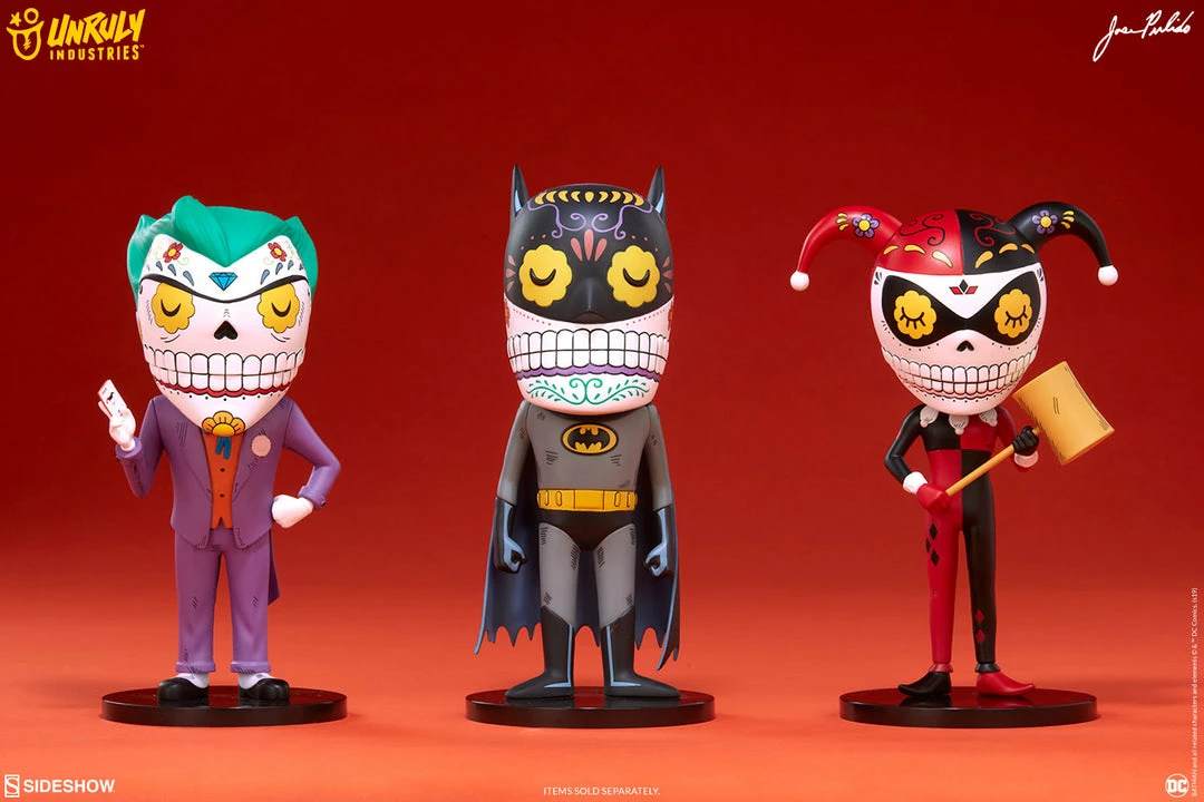 Hot Sale 🤩 Harley Quinn Calavera Designer Collectible Toy By Unruly Industries™ By Jose Pulido 🌟 18 Harley Quinn Calavera Designer Collectible Toy By Unruly Industries™ By Jose Pulido