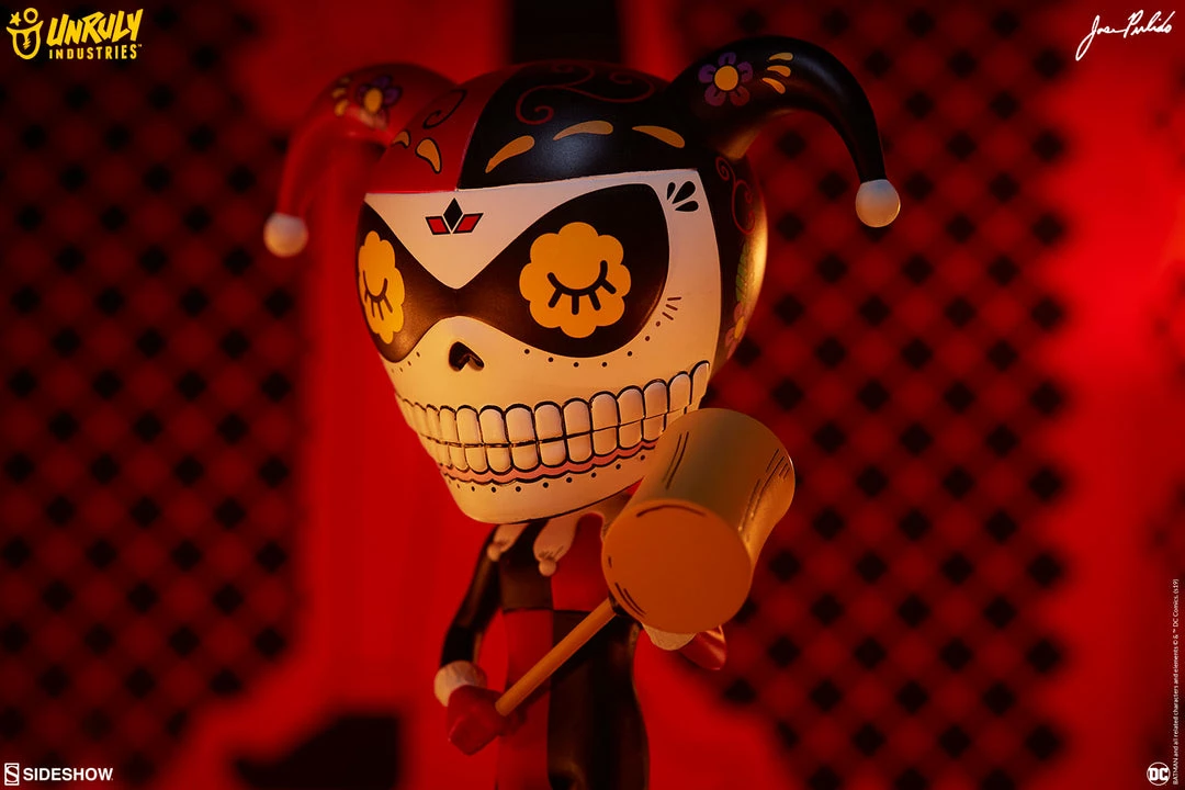 Hot Sale 🤩 Harley Quinn Calavera Designer Collectible Toy By Unruly Industries™ By Jose Pulido 🌟 23 Harley Quinn Calavera Designer Collectible Toy By Unruly Industries™ By Jose Pulido