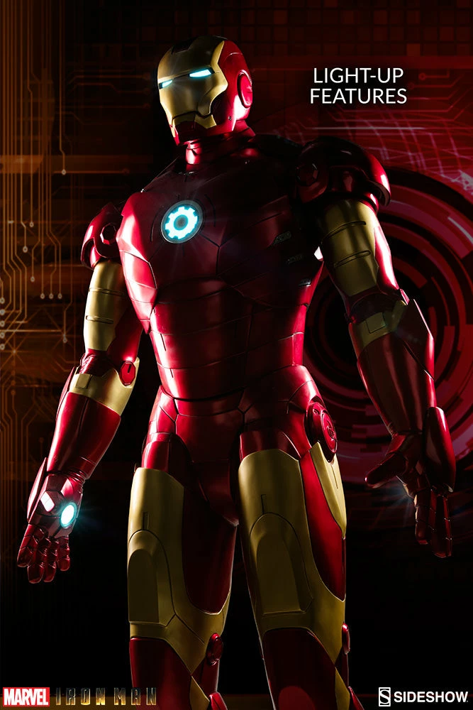 Wholesale 🎉 Avengers Earth's Heroes Iron Man Mark III Life-Size Figure By Sideshow Collectibles 🔥 2 Avengers Earth's Heroes Iron Man Mark III Life-Size Figure By Sideshow Collectibles