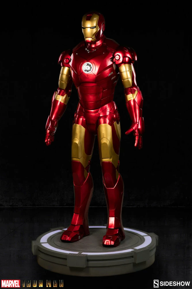 Wholesale 🎉 Avengers Earth's Heroes Iron Man Mark III Life-Size Figure By Sideshow Collectibles 🔥 8 Avengers Earth's Heroes Iron Man Mark III Life-Size Figure By Sideshow Collectibles