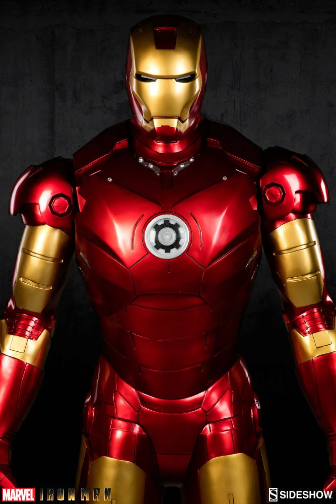 Wholesale 🎉 Avengers Earth's Heroes Iron Man Mark III Life-Size Figure By Sideshow Collectibles 🔥 9 Avengers Earth's Heroes Iron Man Mark III Life-Size Figure By Sideshow Collectibles