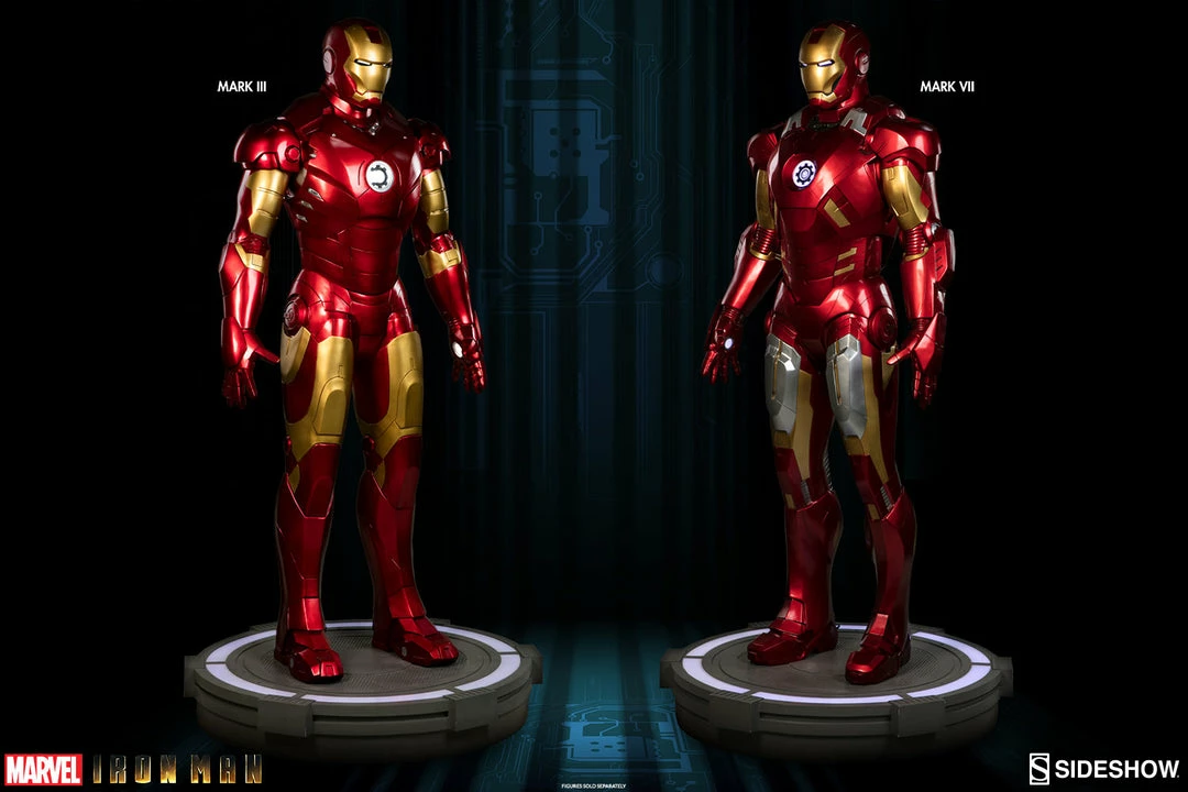 Wholesale 🎉 Avengers Earth's Heroes Iron Man Mark III Life-Size Figure By Sideshow Collectibles 🔥 10 Avengers Earth's Heroes Iron Man Mark III Life-Size Figure By Sideshow Collectibles