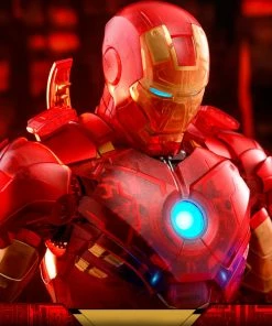 Iron Man Mark IV (Holographic Version) Sixth Scale Figure By Hot Toys Iron Man 2 - Movie Masterpiece Series