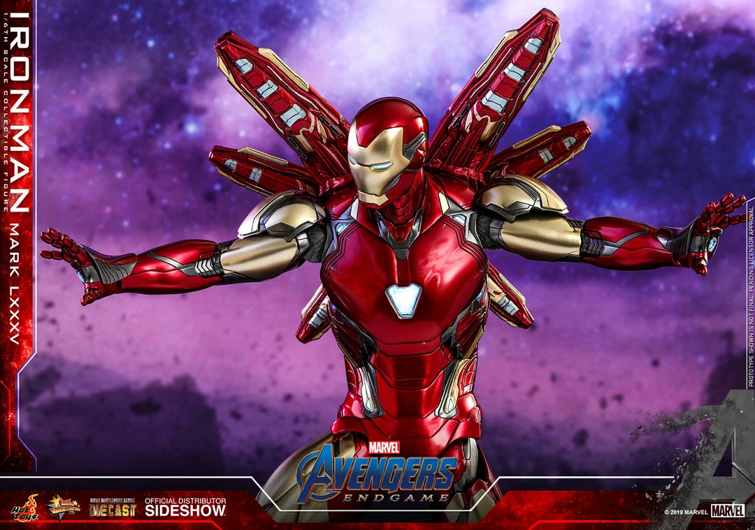 Hot Sale 🌟 Iron Man Mark LXXXV Sixth Scale Figure By Hot Toys DIECAST - Avengers: Endgame - Movie Masterpiece Series 🤩 9 Iron Man Mark LXXXV Sixth Scale Figure By Hot Toys DIECAST - Avengers: Endgame - Movie Masterpiece Series