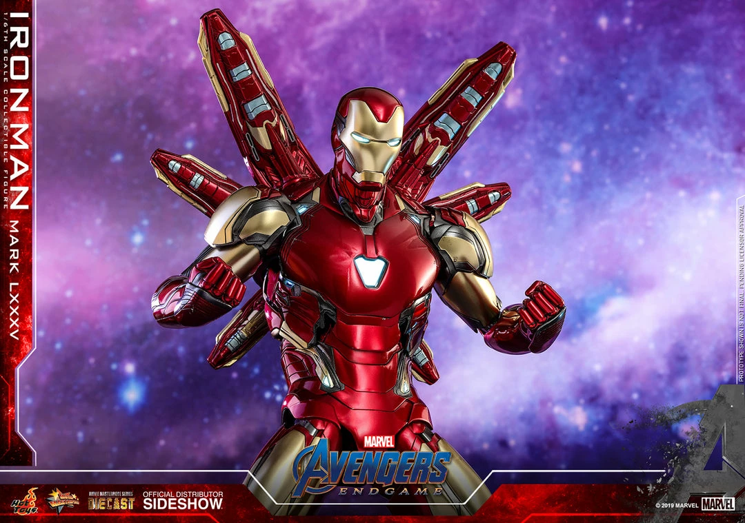 Hot Sale 🌟 Iron Man Mark LXXXV Sixth Scale Figure By Hot Toys DIECAST - Avengers: Endgame - Movie Masterpiece Series 🤩 8 Iron Man Mark LXXXV Sixth Scale Figure By Hot Toys DIECAST - Avengers: Endgame - Movie Masterpiece Series