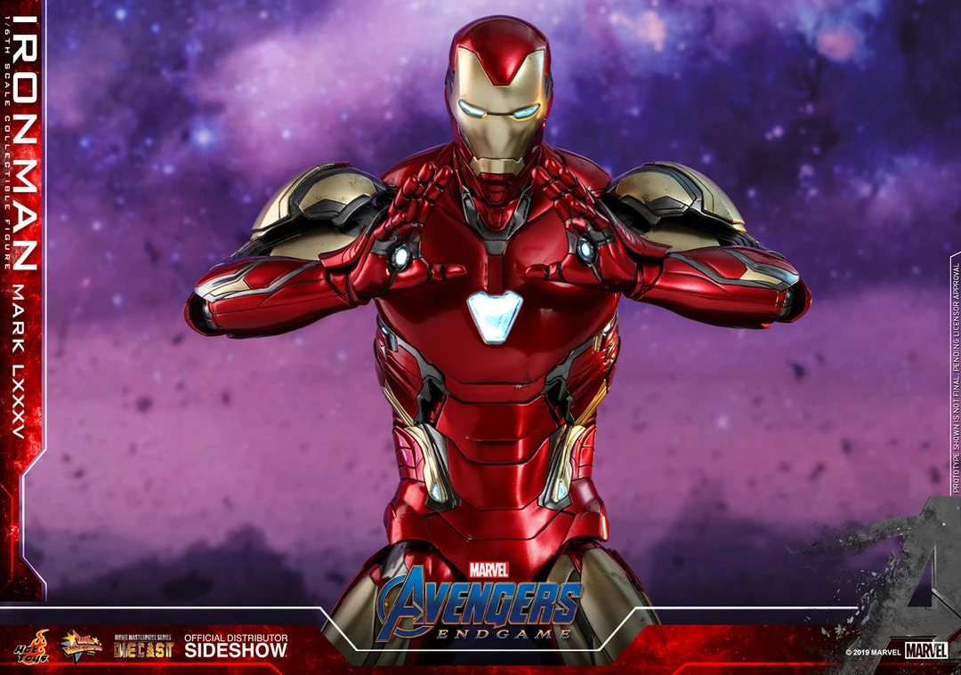 Hot Sale 🌟 Iron Man Mark LXXXV Sixth Scale Figure By Hot Toys DIECAST - Avengers: Endgame - Movie Masterpiece Series 🤩 5 Iron Man Mark LXXXV Sixth Scale Figure By Hot Toys DIECAST - Avengers: Endgame - Movie Masterpiece Series