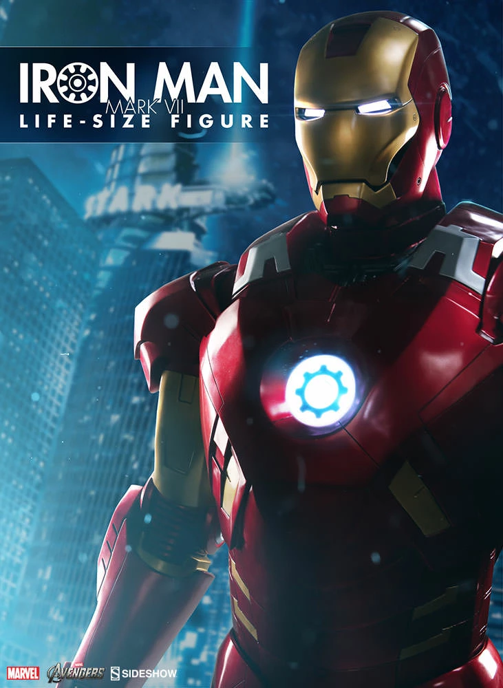 Buy 😀 Iron Man Mark VII Life-Size Figure By Sideshow Collectibles 🛒 6 Iron Man Mark VII Life-Size Figure By Sideshow Collectibles