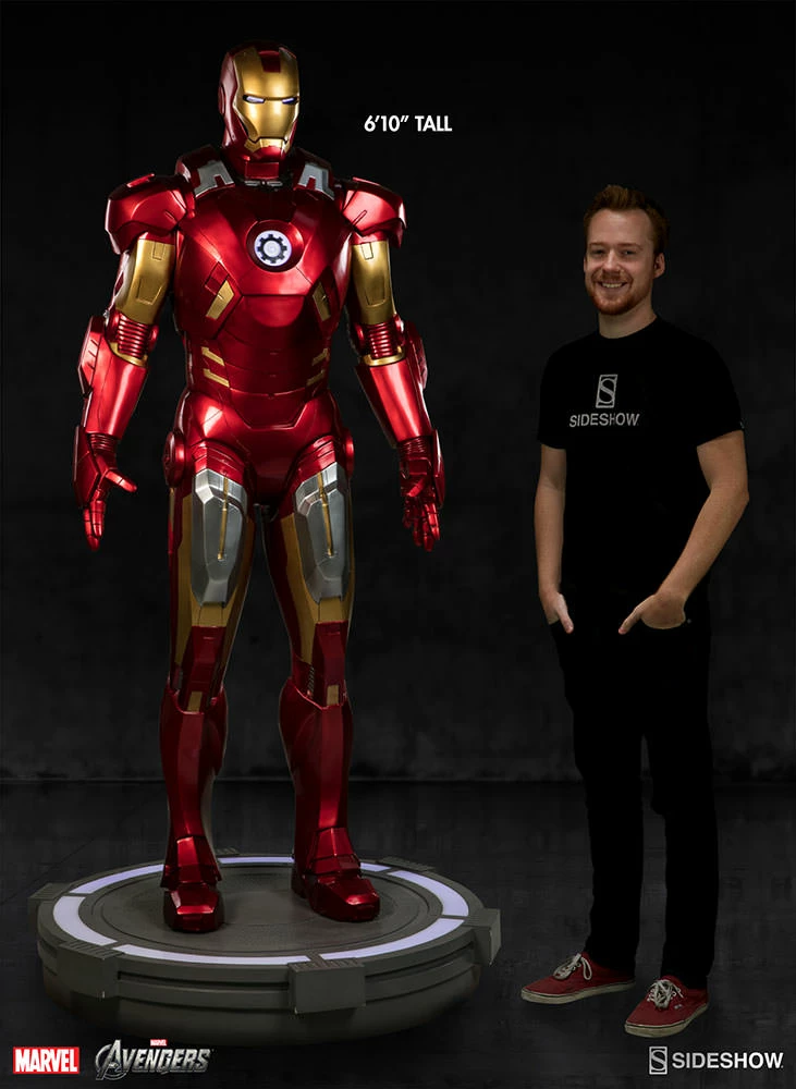 Buy 😀 Iron Man Mark VII Life-Size Figure By Sideshow Collectibles 🛒 3 Iron Man Mark VII Life-Size Figure By Sideshow Collectibles