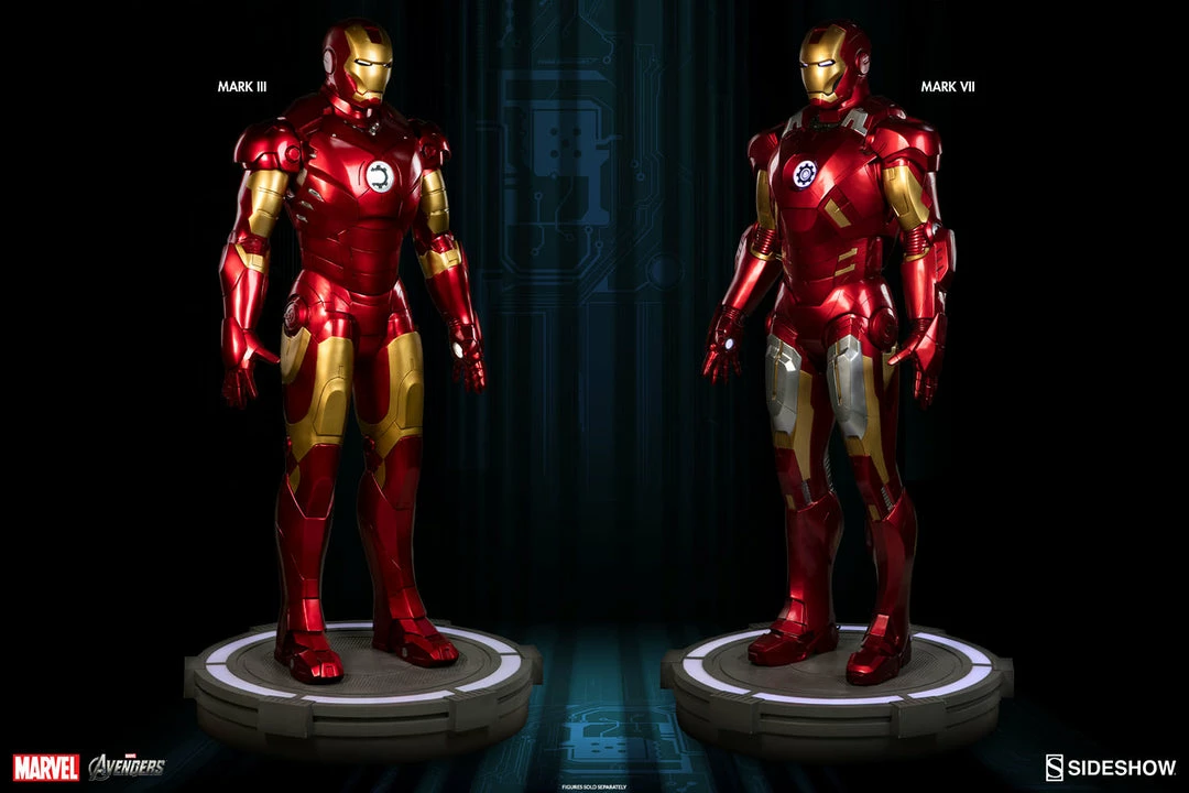 Buy 😀 Iron Man Mark VII Life-Size Figure By Sideshow Collectibles 🛒 9 Iron Man Mark VII Life-Size Figure By Sideshow Collectibles