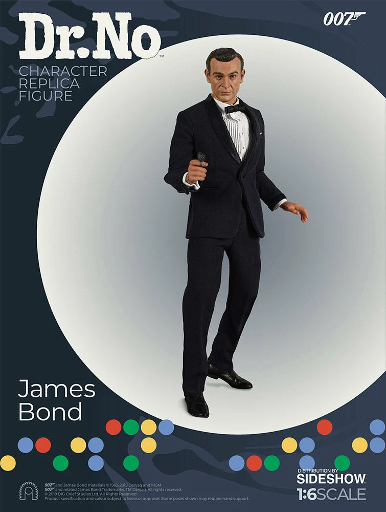 Budget 🎉 James Bond Sixth Scale Figure By BIG Chief Studios Dr. No Collection Sean Connery 1962 ✨ 7 James Bond Sixth Scale Figure By BIG Chief Studios Dr. No Collection Sean Connery 1962