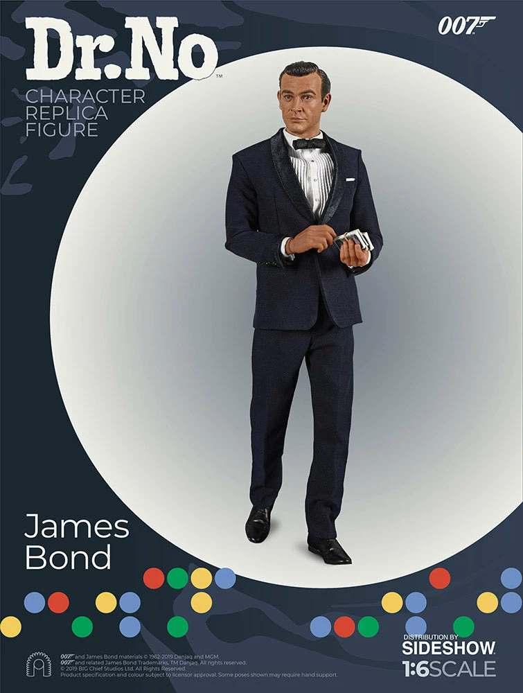 Budget 🎉 James Bond Sixth Scale Figure By BIG Chief Studios Dr. No Collection Sean Connery 1962 ✨ 8 James Bond Sixth Scale Figure By BIG Chief Studios Dr. No Collection Sean Connery 1962