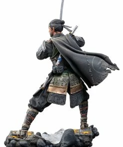 Jin Sakai Polystone Statue By Level52 Studios, 2020 Playstation Release Ghost Of Tsushima