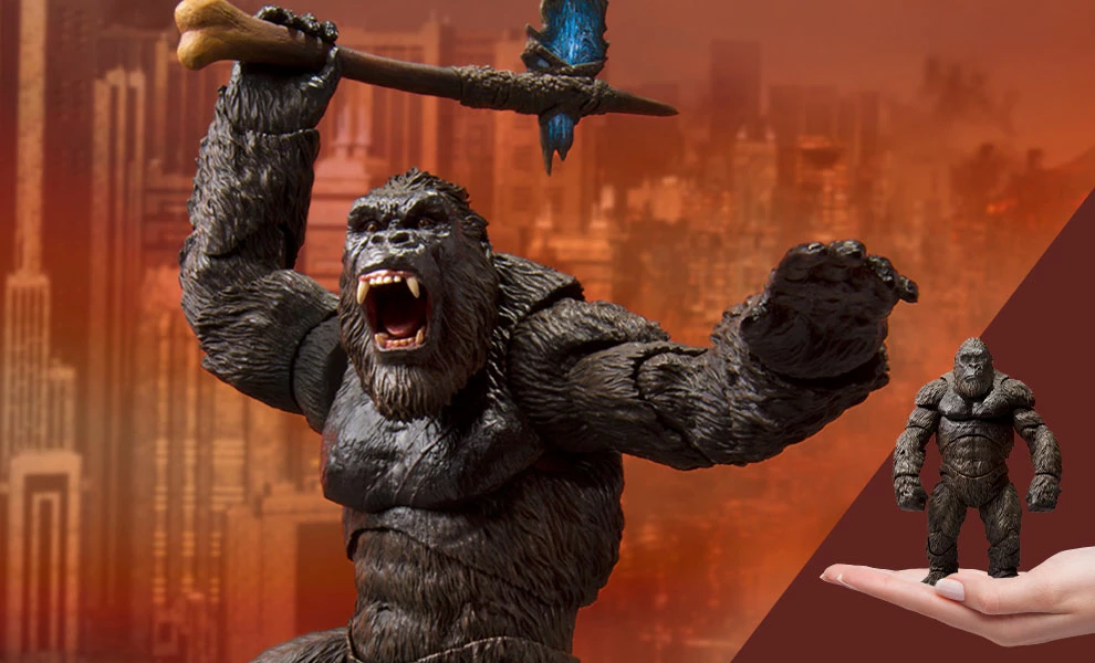 Brand new 👏 Bandai Spirits SH Monsterarts Kong Collectible Figure By Bandai Spirits S.H.Monsterarts Monsters, MonsterVerse! 😀 1 Bandai Spirits SH Monsterarts Kong Collectible Figure By Bandai Spirits S.H.Monsterarts Monsters, MonsterVerse!