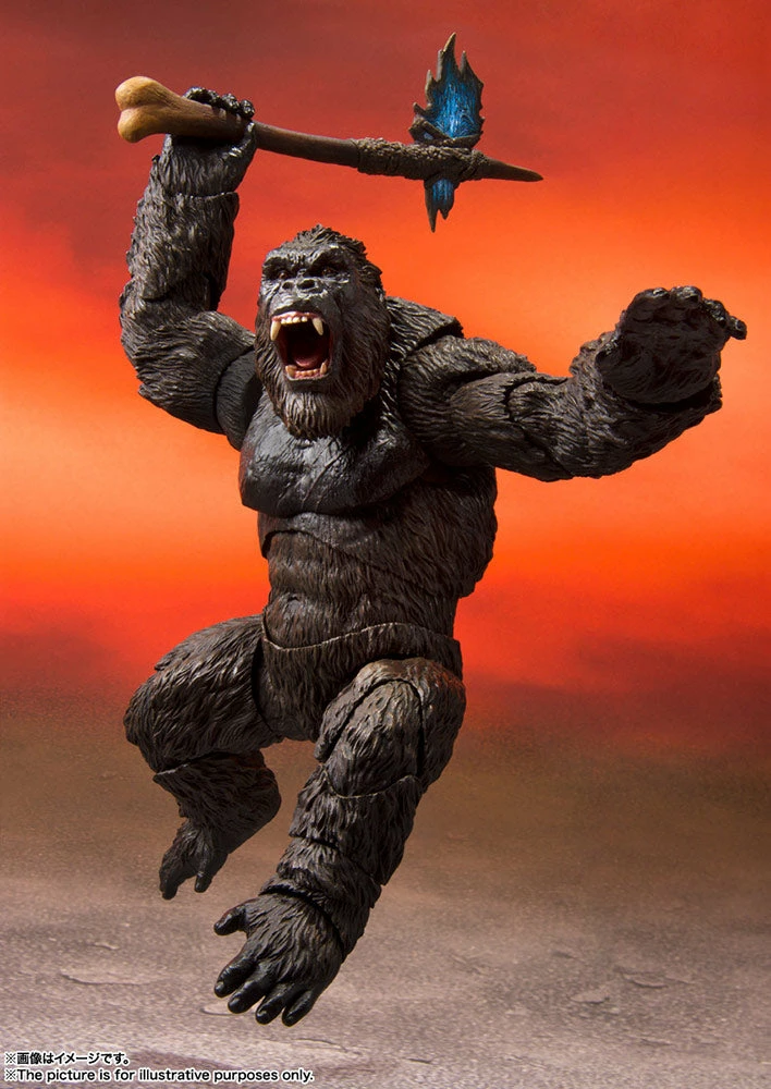 Brand new 👏 Bandai Spirits SH Monsterarts Kong Collectible Figure By Bandai Spirits S.H.Monsterarts Monsters, MonsterVerse! 😀 4 Bandai Spirits SH Monsterarts Kong Collectible Figure By Bandai Spirits S.H.Monsterarts Monsters, MonsterVerse!