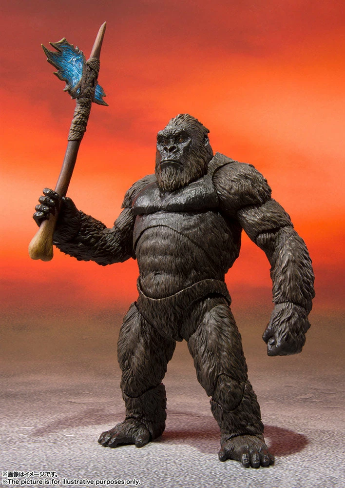 Brand new 👏 Bandai Spirits SH Monsterarts Kong Collectible Figure By Bandai Spirits S.H.Monsterarts Monsters, MonsterVerse! 😀 6 Bandai Spirits SH Monsterarts Kong Collectible Figure By Bandai Spirits S.H.Monsterarts Monsters, MonsterVerse!