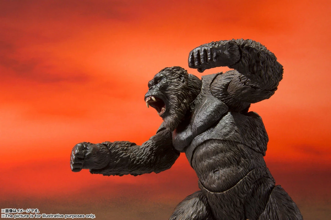 Brand new 👏 Bandai Spirits SH Monsterarts Kong Collectible Figure By Bandai Spirits S.H.Monsterarts Monsters, MonsterVerse! 😀 7 Bandai Spirits SH Monsterarts Kong Collectible Figure By Bandai Spirits S.H.Monsterarts Monsters, MonsterVerse!