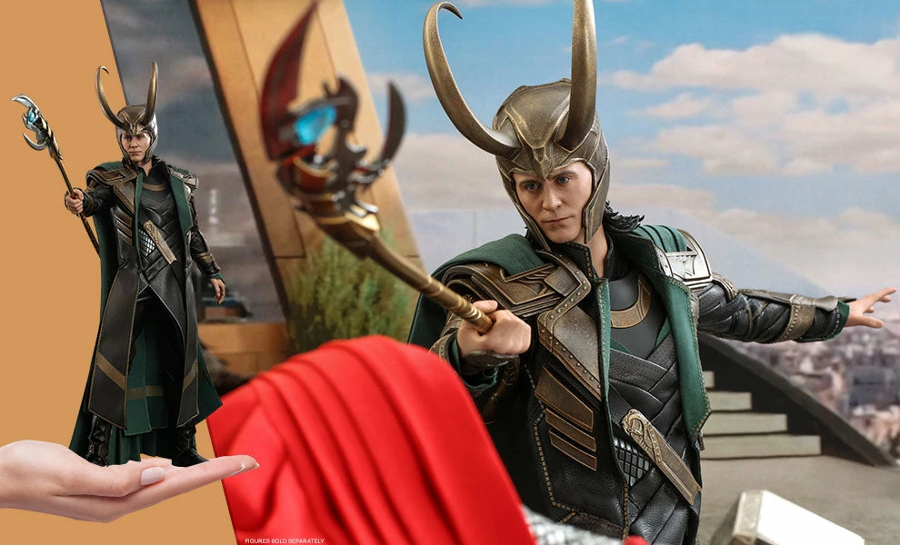 Best Pirce 🎁 Loki Sixth Scale Figure By Hot Toys Movie Masterpiece Series - Avengers: Endgame 🌟 1 Loki Sixth Scale Figure By Hot Toys Movie Masterpiece Series - Avengers: Endgame