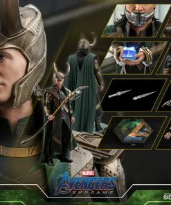 Best Pirce 🎁 Loki Sixth Scale Figure By Hot Toys Movie Masterpiece Series - Avengers: Endgame 🌟 37 Loki Sixth Scale Figure By Hot Toys Movie Masterpiece Series - Avengers: Endgame