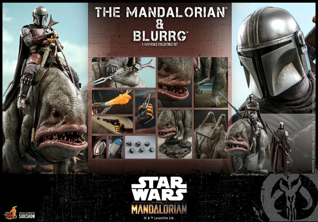 Flash Sale š Hot Toys Sixth Scale Collectible Figures Mandalorian⢠& Blurrg⢠Sixth Scale Figure Set š§Ø 15 Hot Toys Sixth Scale Collectible Figures Mandalorian⢠& Blurrg⢠Sixth Scale Figure Set