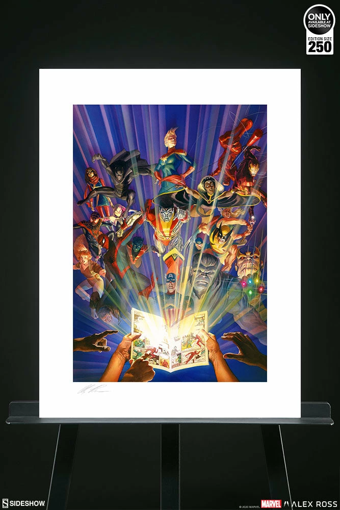 Promo 🛒 Marvel Comics #1000 Art Print By Alex Ross Art ✨ 4 Marvel Comics #1000 Art Print By Alex Ross Art