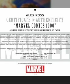 Promo 🛒 Marvel Comics #1000 Art Print By Alex Ross Art ✨ 10 Marvel Comics #1000 Art Print By Alex Ross Art